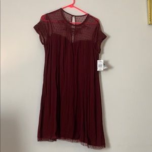 City Triangles - Lace Top Shift Dress - NWT